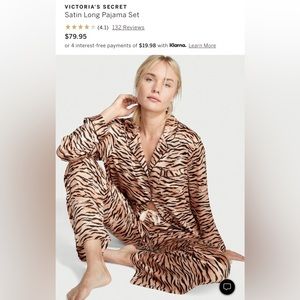 Victoria’s Secret Satin Long Pajama Set